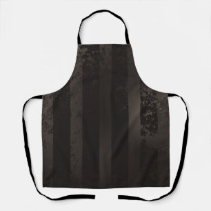 Tablier Fond marron rayé steampunk