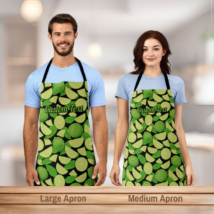 Tablier Fond vert citron