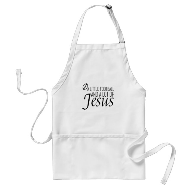 Tablier Football et Jésus (Devant)
