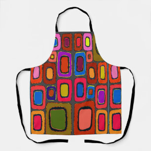 Tablier Formes Abstraites, style Matisse, ajouter du texte