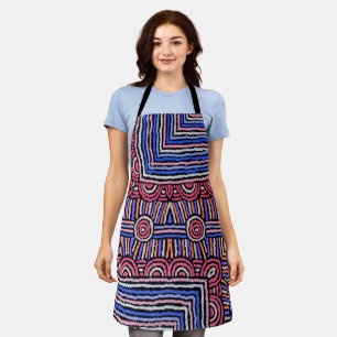 Tablier Formes Abstraites, style Matisse, ajouter du texte