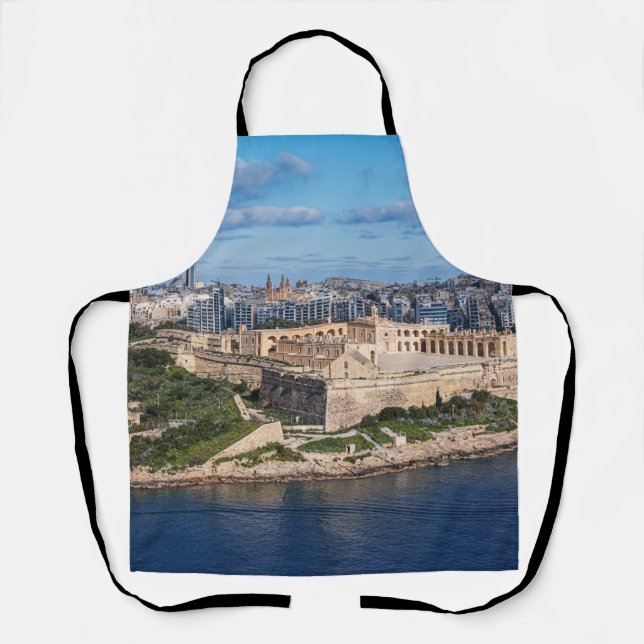 Tablier Fort Manoel et Sliema de La Valette, Malte (Recto)