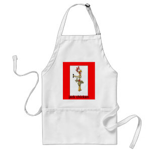 Tablier foulard de poulet de zazzle, poulet de secousse