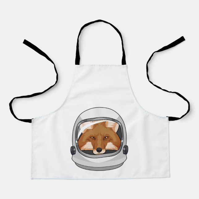 Tablier Fox en astronaute avec casque (Recto)