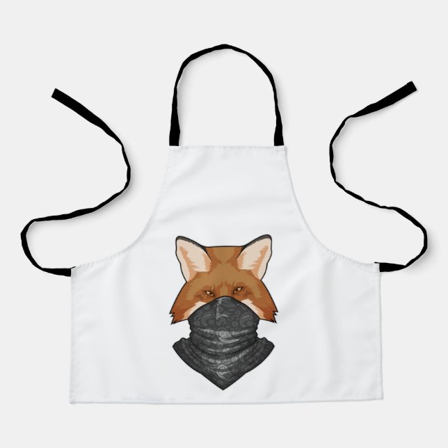 Tablier Fox en bandit avec Kerchief (Recto)