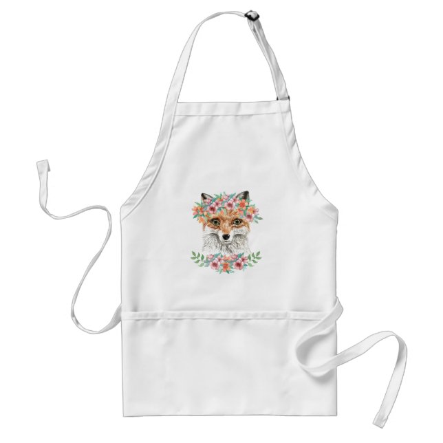 Tablier Fox floral (Devant)