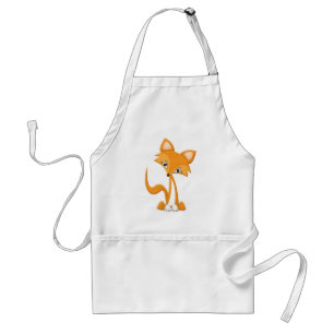 Tablier Fox mignon de bande dessinée