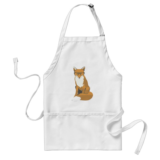 Tablier Foxter sur le blanc (Devant)