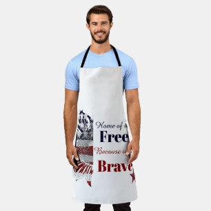 Tablier Foyer des hommes libres grâce aux braves,