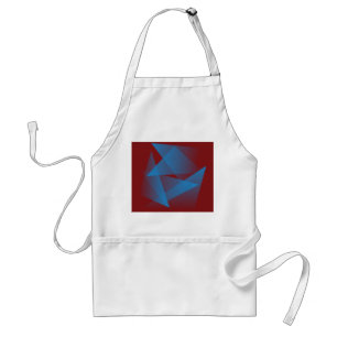 Tablier Fragments bleus flottants