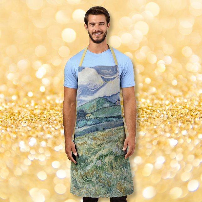 Tablier France Paysage Vincent Van Gogh Artiste peintre (France Landscape Vincent Van Gogh Artist Painter Apron)