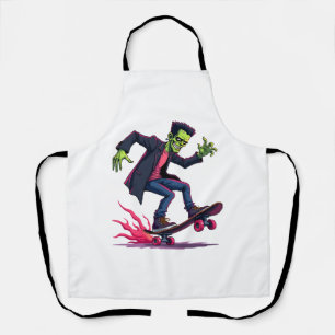 Tablier Frankenstein Skate - Cool Halloween Streetwear Sh