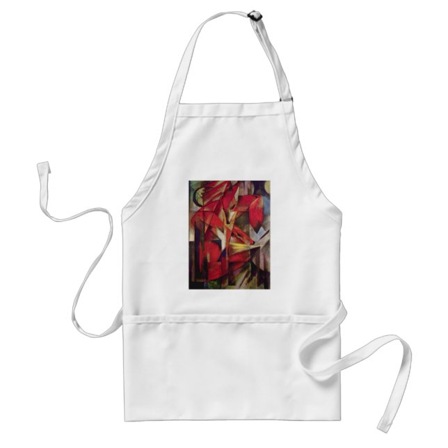 Tablier Franz Marc - renards (Devant)