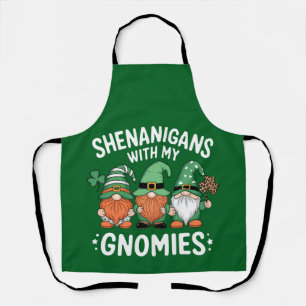 Tablier Fredonnements avec mes gnomes de la Saint-Patrick 