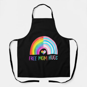 Tablier Free Mom Hugs Gay pride Lgbtq Lgbt Rainbow Mothers