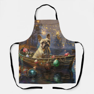 Tablier French Bulldog Christmas Festive Voyage