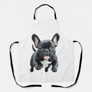 Tablier French Bulldog Joyeux Jouant amusant Jouer Joyeux
