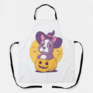 Tablier Frenchie Halloween