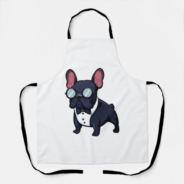Tablier Frenchie The Gentlemen (Recto)