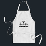 Tablier Fréquence du barman<br><div class="desc">Bartender barkeeper bar club disco cocktail mixer shaker alcool serveur serveur serveur serveuse barman fréquence pulsation pulsation pulsation pulsation pulsation pulsation pulsation pulsation</div>