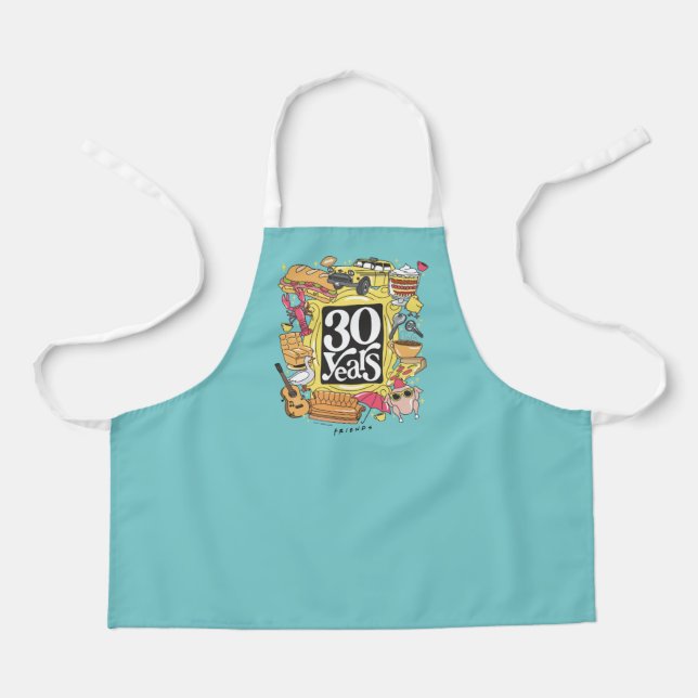 Tablier FRIENDS™ | Graphisme 30 ans (Recto)