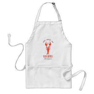 Tablier FRIENDS™ Vous êtes mon homard graphique aquarell