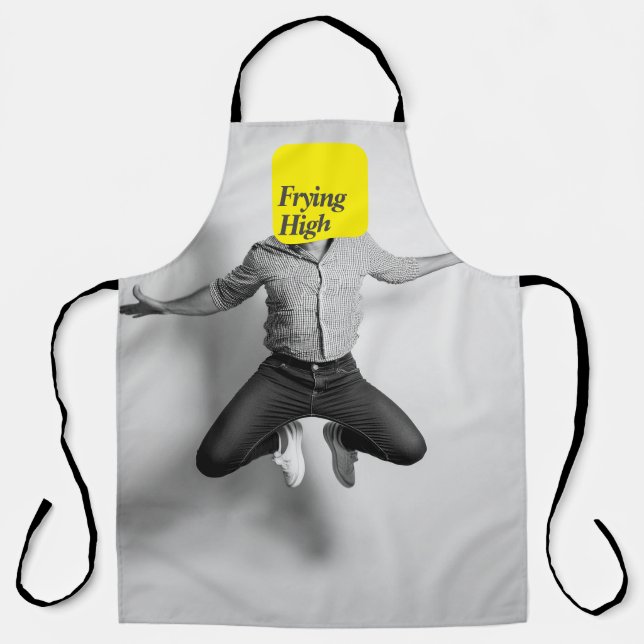 Tablier Friture haute | Drôle papa plaisanter (Recto)