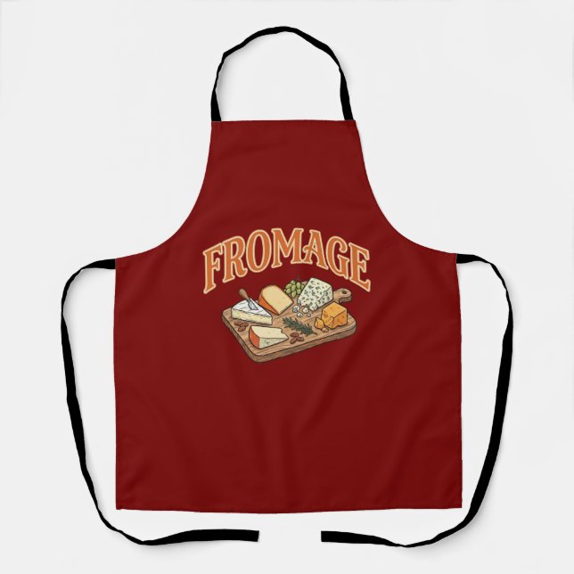 Tablier Fromage Ancien Graphisme de Charcuterie Française  (Recto)