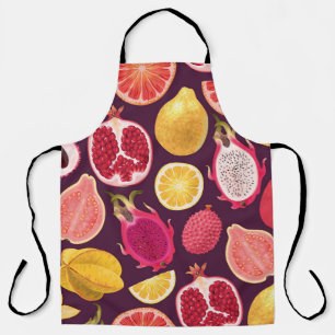 Tablier Fruit exotique : coloré sans soudure motif