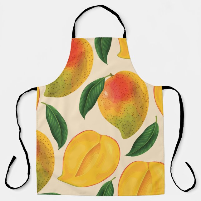 Tablier Fruit Mango Motif sans joint (Recto)