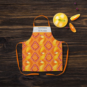 Tablier Fruits et Zeste Orange Personnalisés