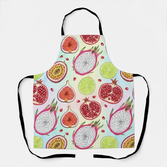 Tablier Fruits tropicaux par Natasha Us (Recto)