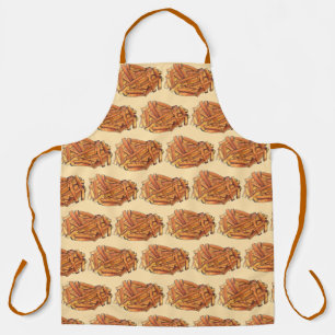 Tablier Fry Steak Fries frites Pommes de terre Junk Food