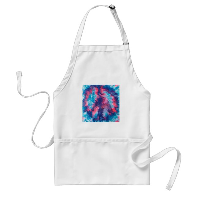 Tablier Fun Abstrait rose violet Mélange de la paix Aprons (Devant)