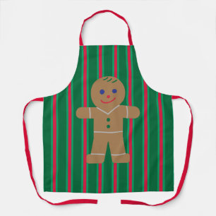 Tablier Fun and Fancy Christmas Gingbread Homme