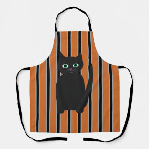 Tablier Fun and Fun Halloween Chats noirs