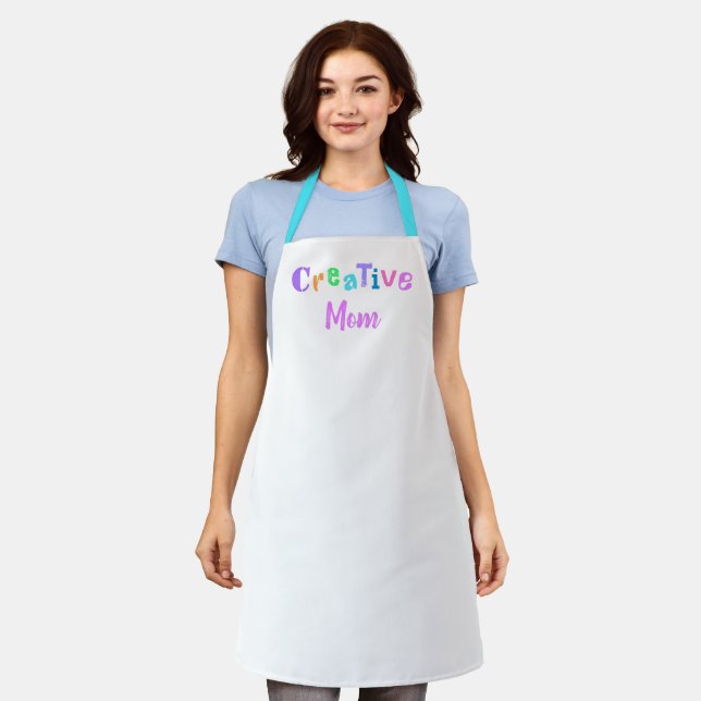 Tablier Fun Apron Creative Mom (Porté)