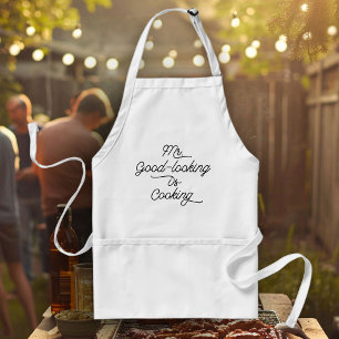 Tablier Fun Chef Humour BBQ M. Le beau est la Cuisine