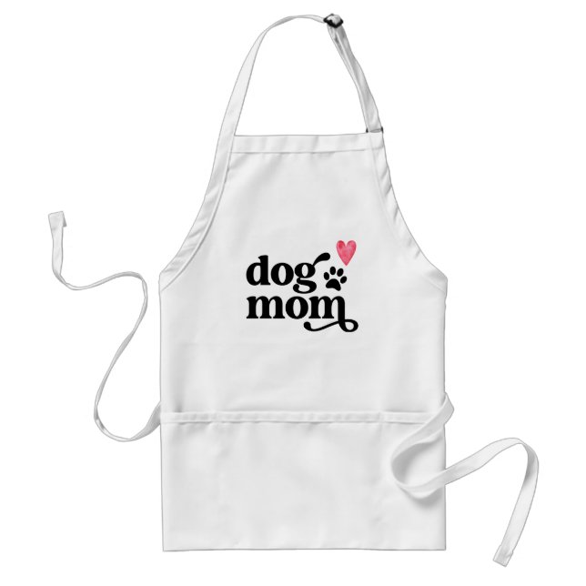 Tablier Fun Chien Maman Empreinte de patte Amour Apron ave (Devant)