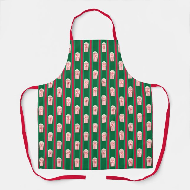 Tablier Fun et Fancy Christmas Popcorn (Recto)