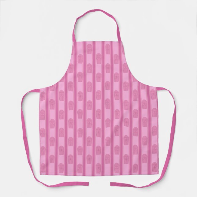 Tablier Fun et Fancy Pink Popcorn (Recto)