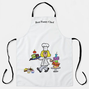 Tablier Fun Femme Chef pâtisserie Apron