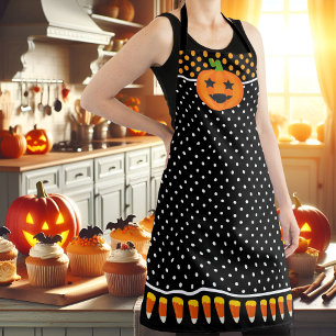 Tablier Fun Halloween Citrouille Candy Corn