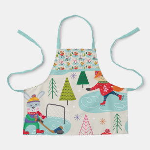 Tablier Fun Holiday Imprimer Cute Animaux en plein air