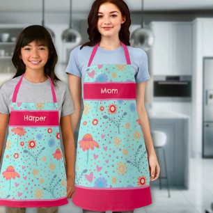 Tablier Fun moderne Motif Nom de la Cuisine Inspirivité