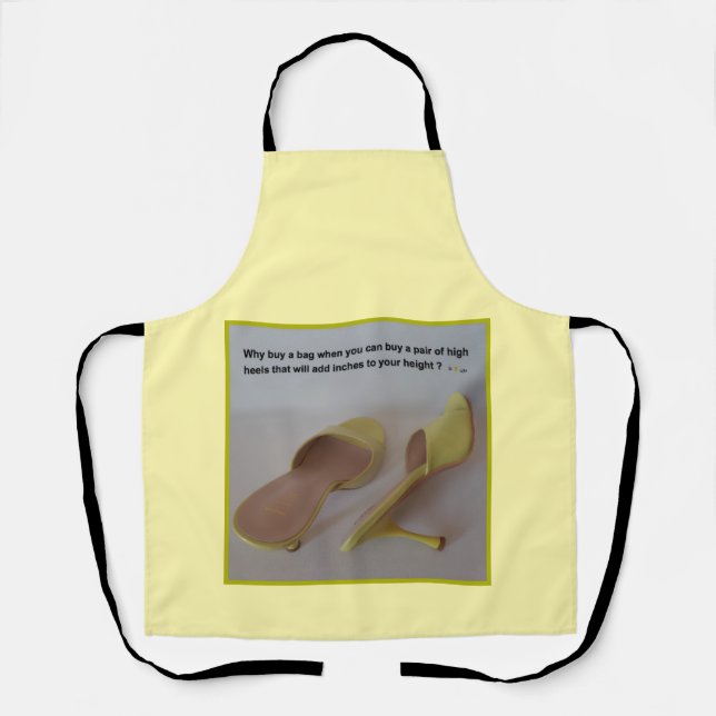 TABLIER FUN SHOE IMAGE APRON (Recto)