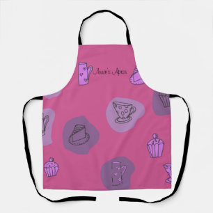 Tablier Fun Thé Quirky Moderne 1 Apron