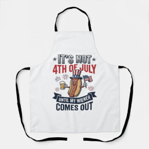 Tablier Funny 4th Of July Hot Dog Vintage Patriotic Shirt_