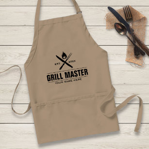 Tablier Funny BBBQ Grill Master Barbecue personnalisé King