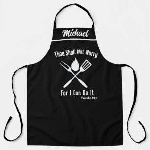 Tablier Funny BBBQ Papa Apron - Citations de la fête des p